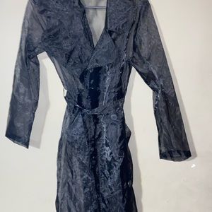 Womens mesh see through peacoat size med. brand new never worn